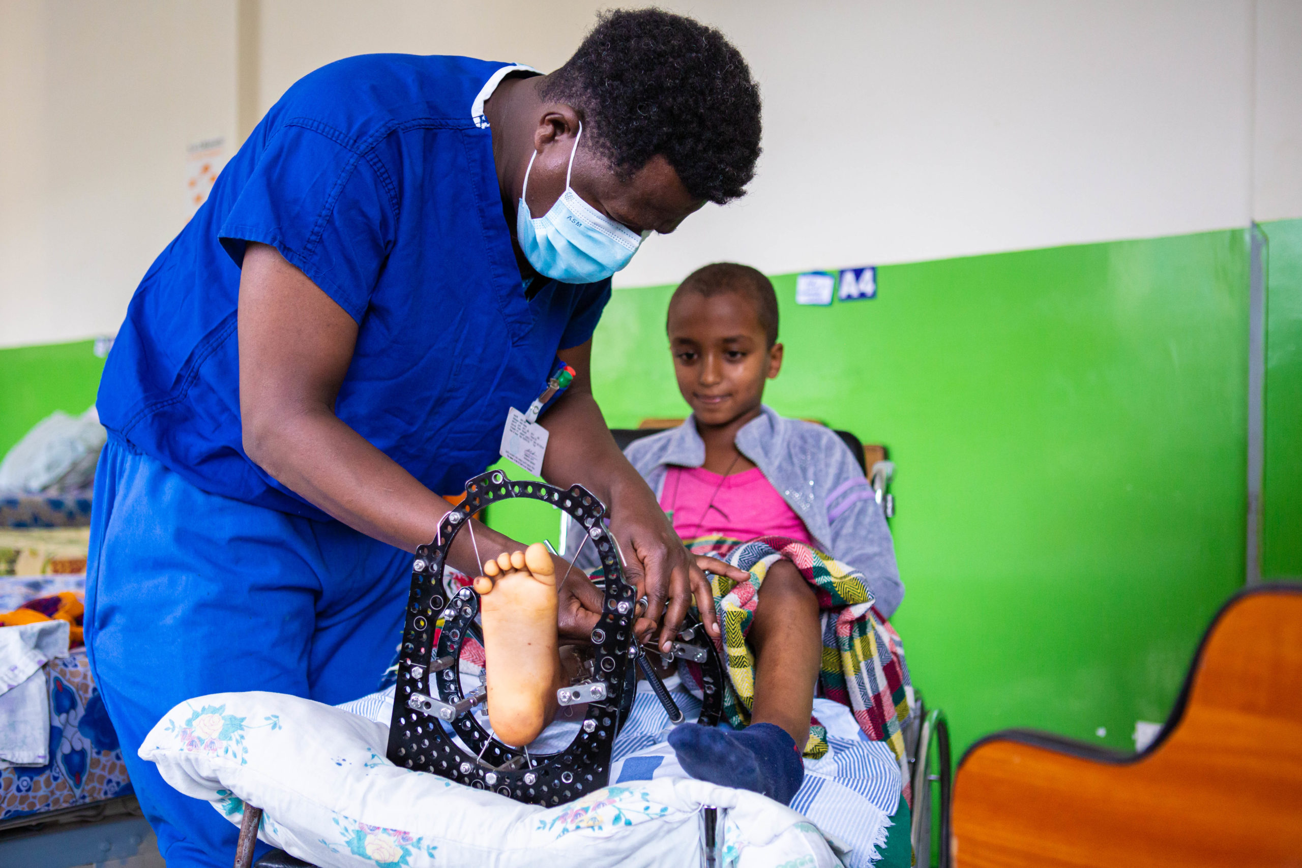 CURE Ethiopia Performs Ethiopia’s First Microvascular Surgery to Save a Child’s Leg
