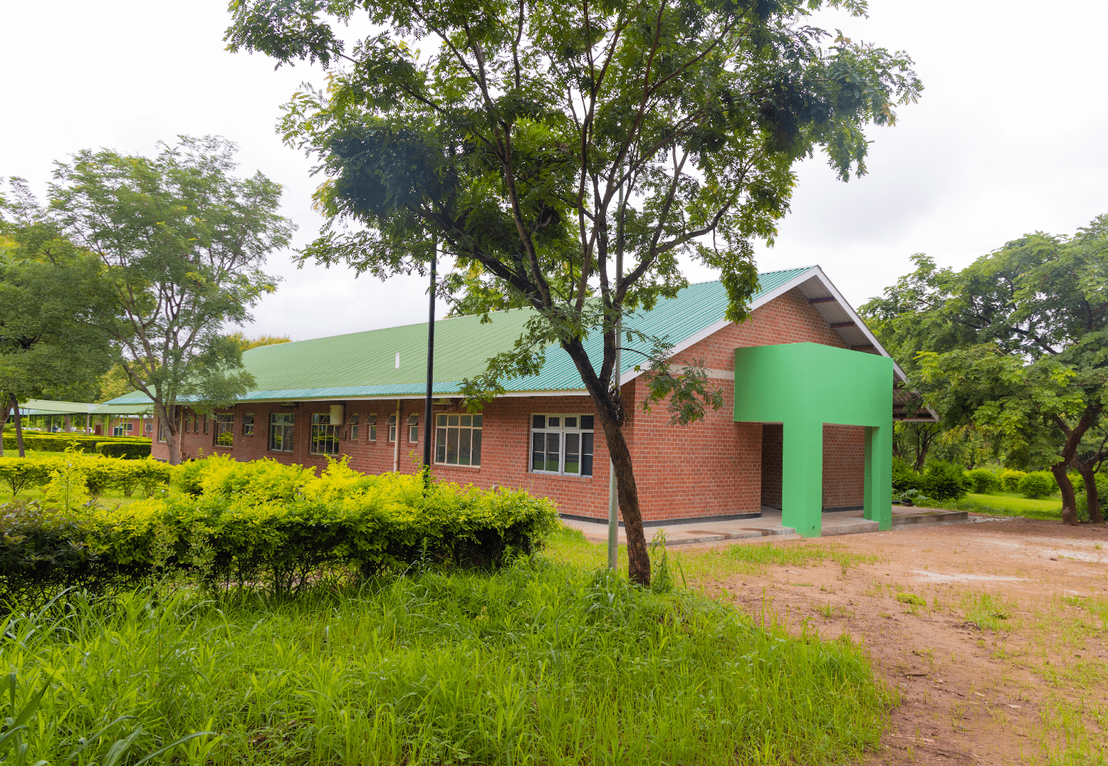 The building of the new Cleft Care Center at CURE Zambia began in early September 2023 and concluded in December.